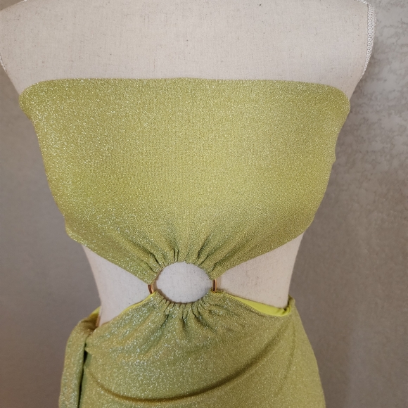 Meshki shimmer dress wrap around skirt size XS - Picture 3 of 11